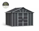 Palram-Canopia Gerätehaus YUKON 11x9 BxTxH 332x271x252cm 9m² + Boden WPC